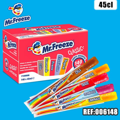 MR FREEZE CLASSIC 45ml x140tubes dont taxe sucre 1.73€ht