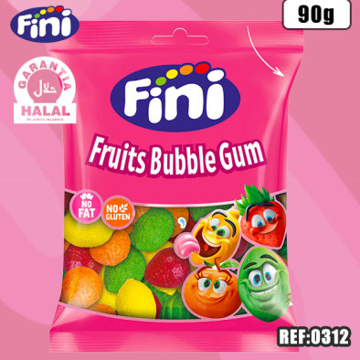 FINI CHEWING GUM MULTIFRUITS HALAL 90G