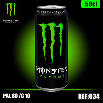 MONSTER ENERGY Bte 50 CL dont taxe sucre 0.2109€ht