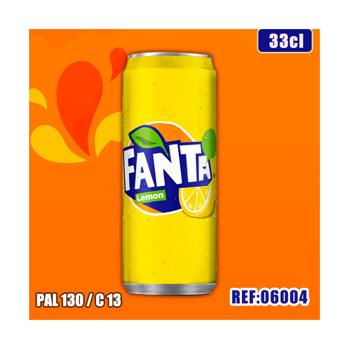 FANTA CITRON 33cl SLIM dont taxe sucre 0.0724€ht