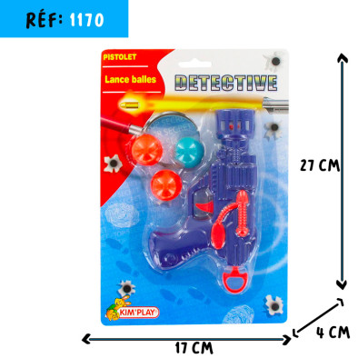 PISTOLET BALLES PLASTIQUE***