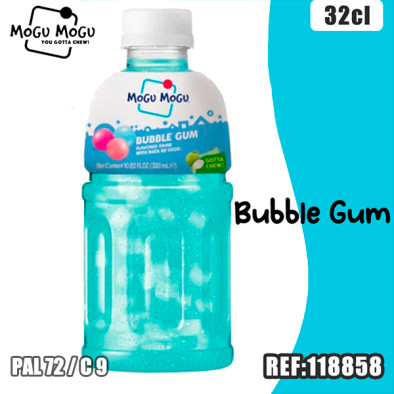 MOGU MOGU BUBBLE GUM 320ML dont taxe sucre 0.071€ht
