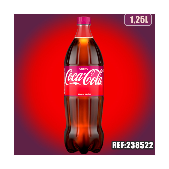 COCA COLA CHERRY 1.25L PET dont taxe sucre 0.4522€ht