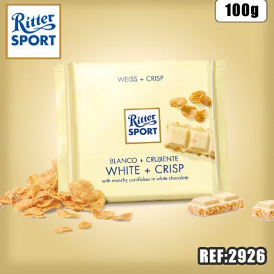 RITTER BLANC + CROUSTILLANT 100 G