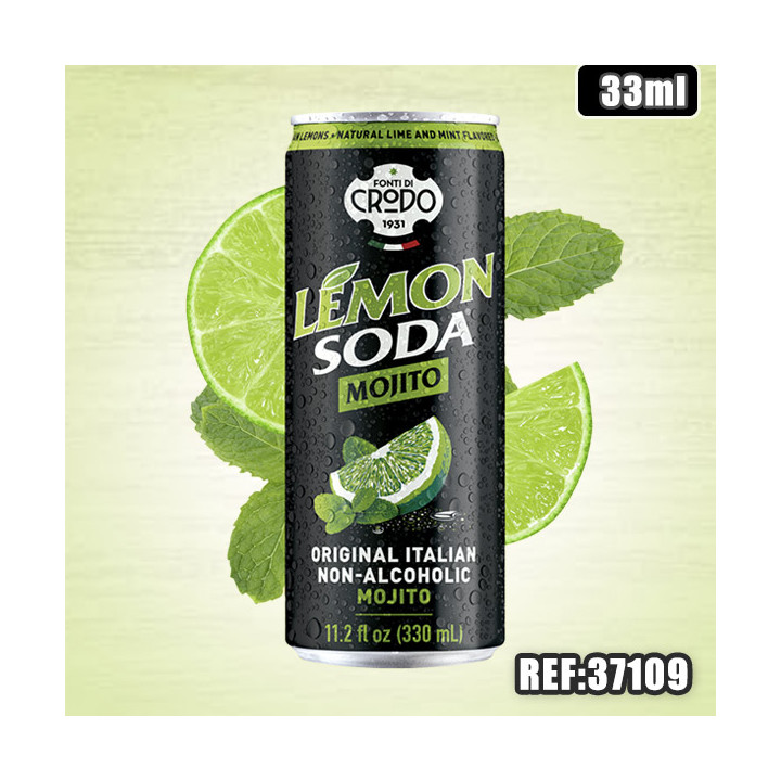CRODO LEMONSODA MOJITO 33cl dont taxe sucre 0.1359€ht