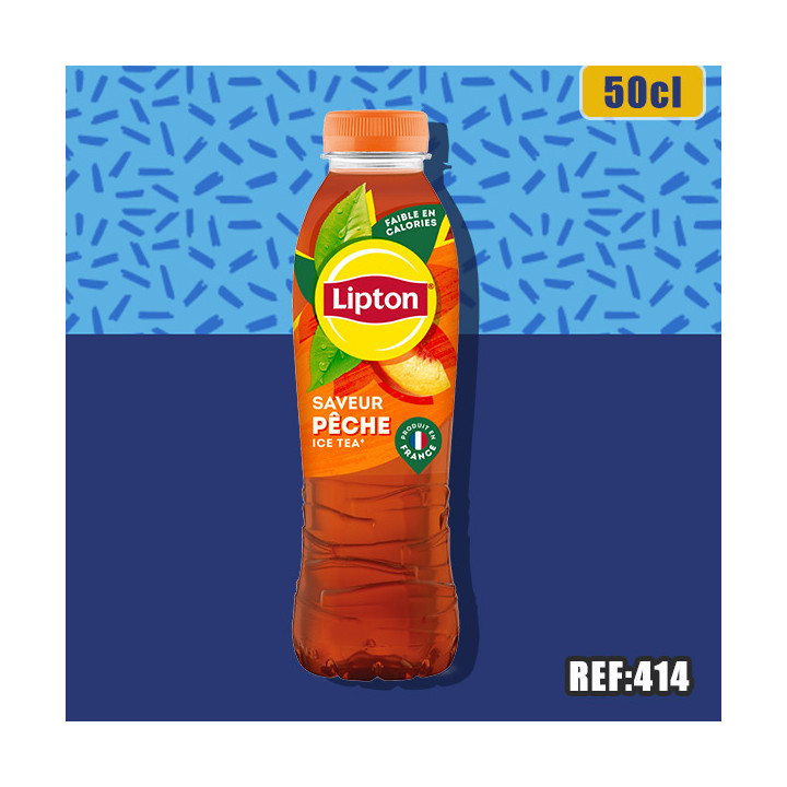LIPTON ICE TEA PECHE 50cl PET dont taxe sucre 0,0231ht