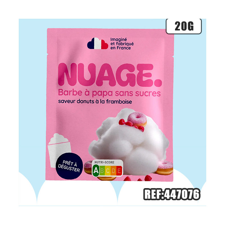 NUAGE - BARBE A PAPA DONUTS FRAMBOISE 20G