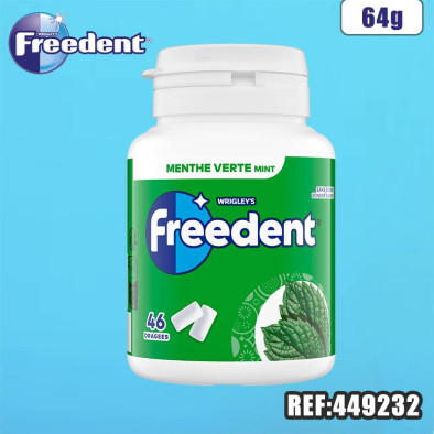 FREEDENT BOTTLE MENTHE VERTE 64G