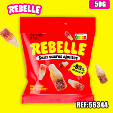 REBELLE COLA ACIDULES 50G