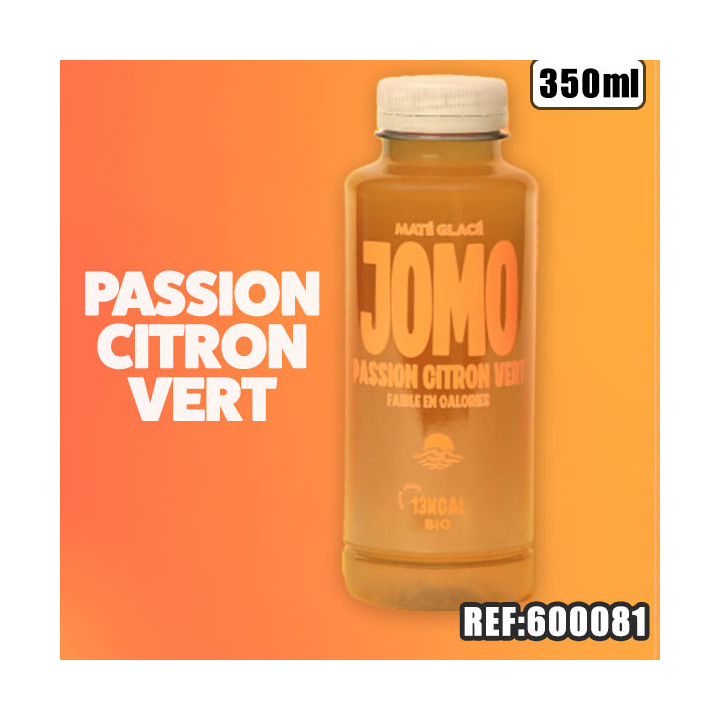 JOMO THE GLACE PASSION-CITRON VERT 350ML dont taxe sucre 0.041097€ht