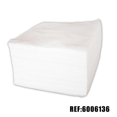 SERVIETTE BLANCHE 1 PLI  pqt 500