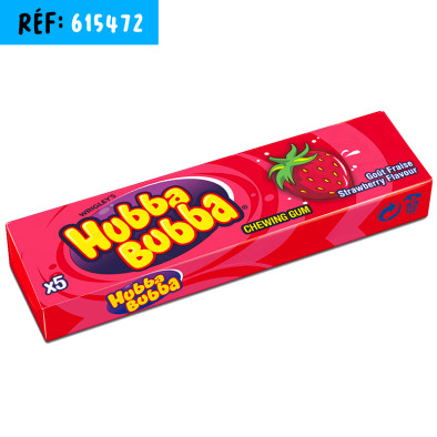 HUBBA BUBBA MAXI CUBES FRAISE 35G