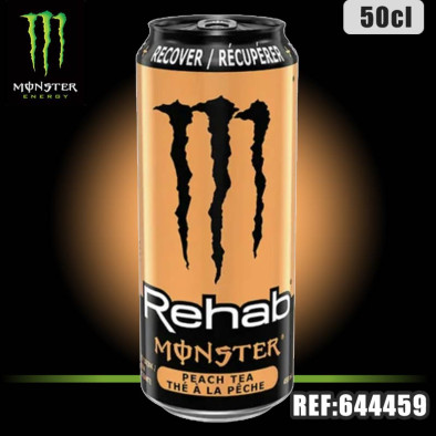 MONSTER REHAB PECHE Bte 50CL dont taxe sucre 0.0531€ht