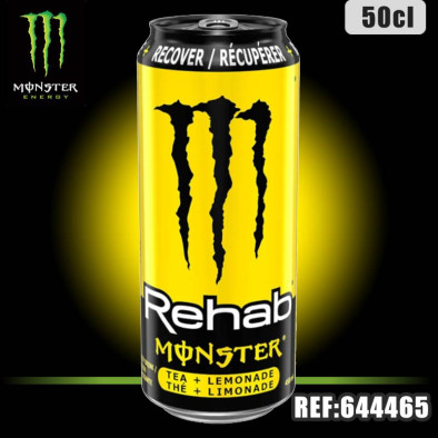 MONSTER REHAB LEMON Bte 50CL dont taxe sucre 0.0531€ht