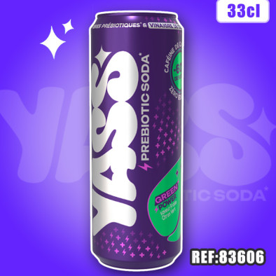 YASS ENERGIE GREENPOWER 330ML dont taxe sucre 0,0152€