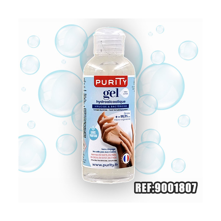 GEL HYDROALCOOLIQUE 100ml 76% alcool