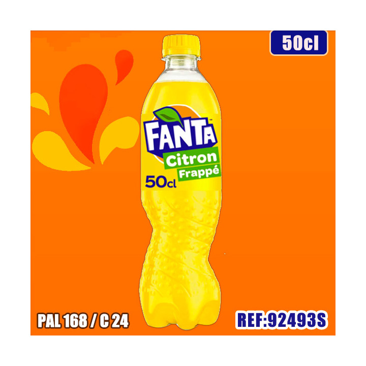 FANTA CITRON 50cl PET dont taxe sucre 0.1096€ht