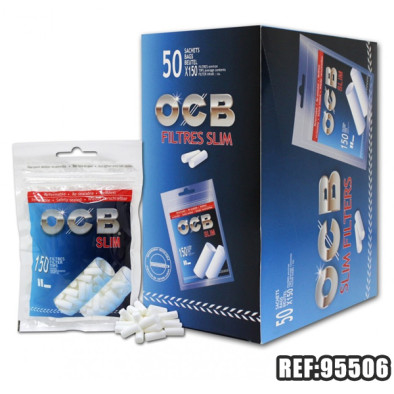 FILTRE SLIM OCB x 150 dont exo taxe 0.426€ht sachet