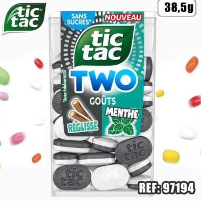 TIC TAC TWO REGLISSE MENTHE 38.5G