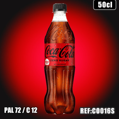 COCA COLA SANS SUCRE 50CL PET dont taxe edulc 0,0327€ht