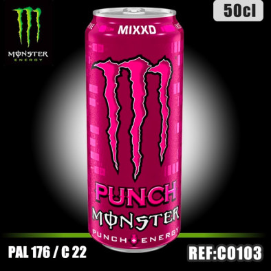 MONSTER PUNCH Bte 50cl dont taxe sucre 0,2109€ht
