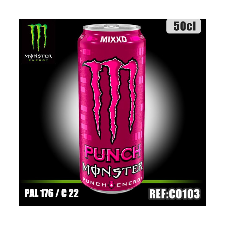 MONSTER PUNCH Bte 50cl dont taxe sucre 0,2109€ht