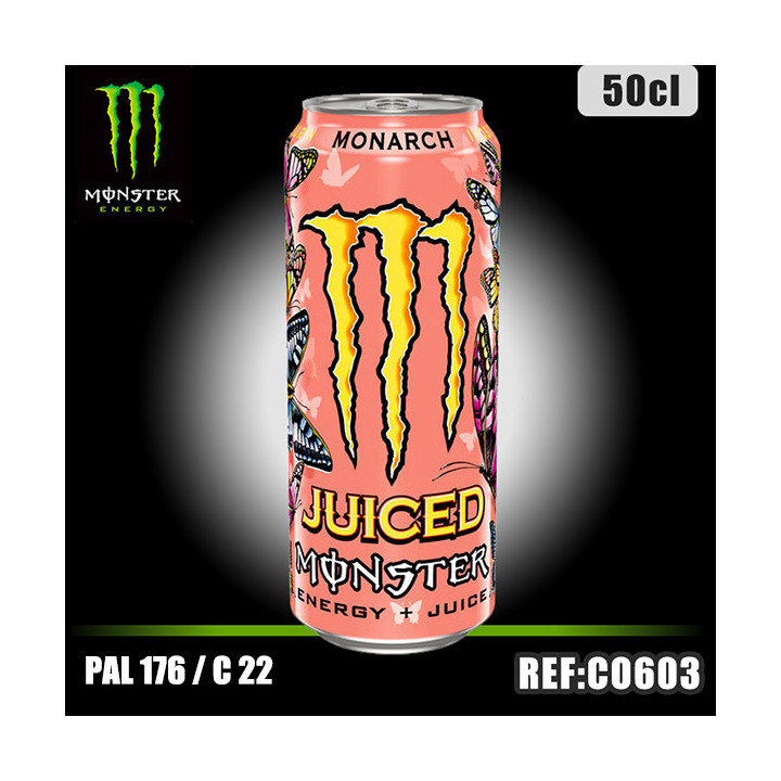 MONSTER MONARCH Bte 50CL dont taxe sucre 0.2109€ht