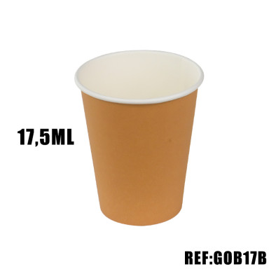 GOBELET 17.5cl BRUN x100