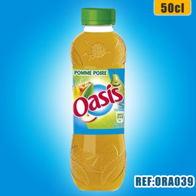 OASIS POMME POIRE 50cl PET dont taxe sucre 0,1096€ht