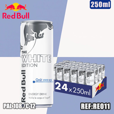 RED BULL WHITE EDITION 250ml dont taxe sucre 0.09042€ht