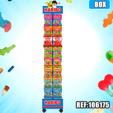 HARIBO SACHETS PRESENTOIR 16 Broches 