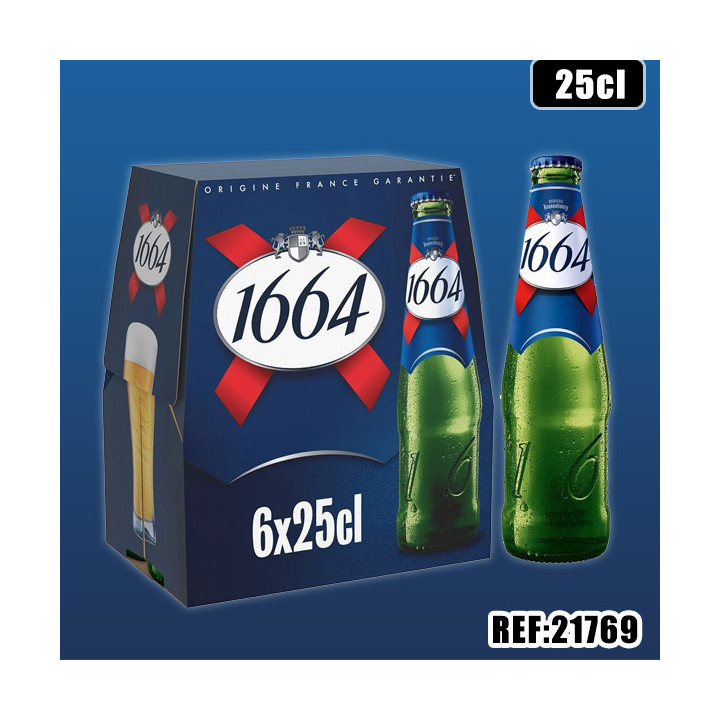 1664 VERRE 25cl Pack de 6