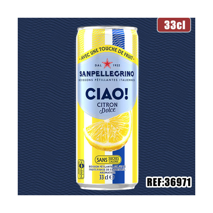 SAN PELLEGRINO CIAO CITRON DOLCE 33CL