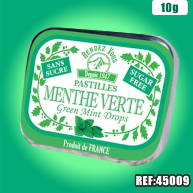 RENDEZ-VOUS MENTHE VERTE 10g sans sucre