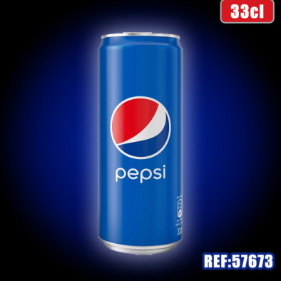 PEPSI REGULAR 33cl SLIM dont taxe sucre 0.035€ht