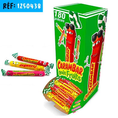 CARAMBAR FRUITS 6.8g  x 180 UVC