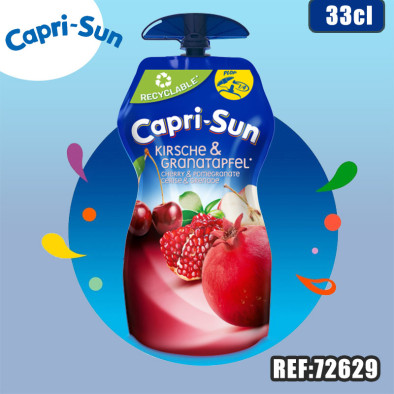 CAPRI-SUN CERISE GRENADE 33cl dont taxe sucre 0.0723€ht