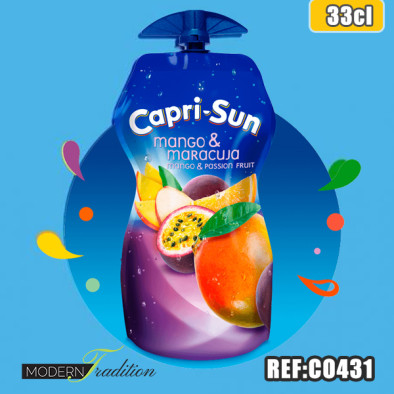 CAPRI-SUN MANGUE FRUIT PASSION 33cl dont taxe sucre 0.0723€ht