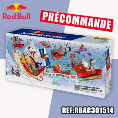 RED BULL CALENDRIER DE L'AVENT dont taxe sucre 2,02194€ht