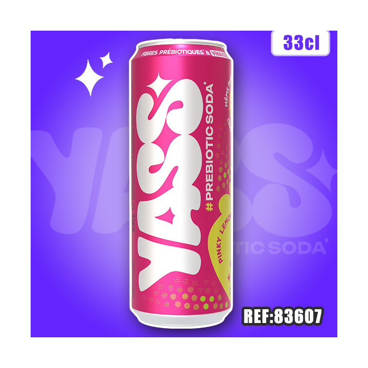 YASS PINK LEMONADE 330ML dont taxe sucre 0,0152€***
