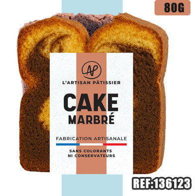 TRANCHE CAKE MARBRE 80G