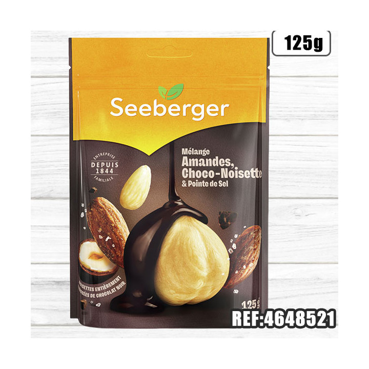 S-MELANGE AMANDES  CHOCO NOISETTES & SEL 125G