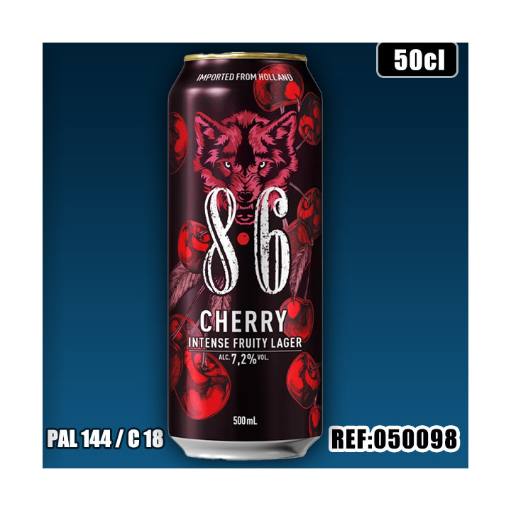 86 CHERRY 7.2% 50cl Canette