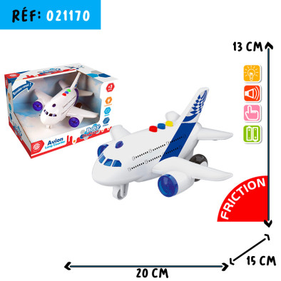 AVION LUMINEUX SONIC 17CM***