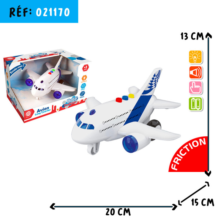 AVION LUMINEUX SONIC 17CM***
