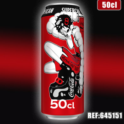 COCA COLA 50CL SUPERCAN ZERO SUCRES
